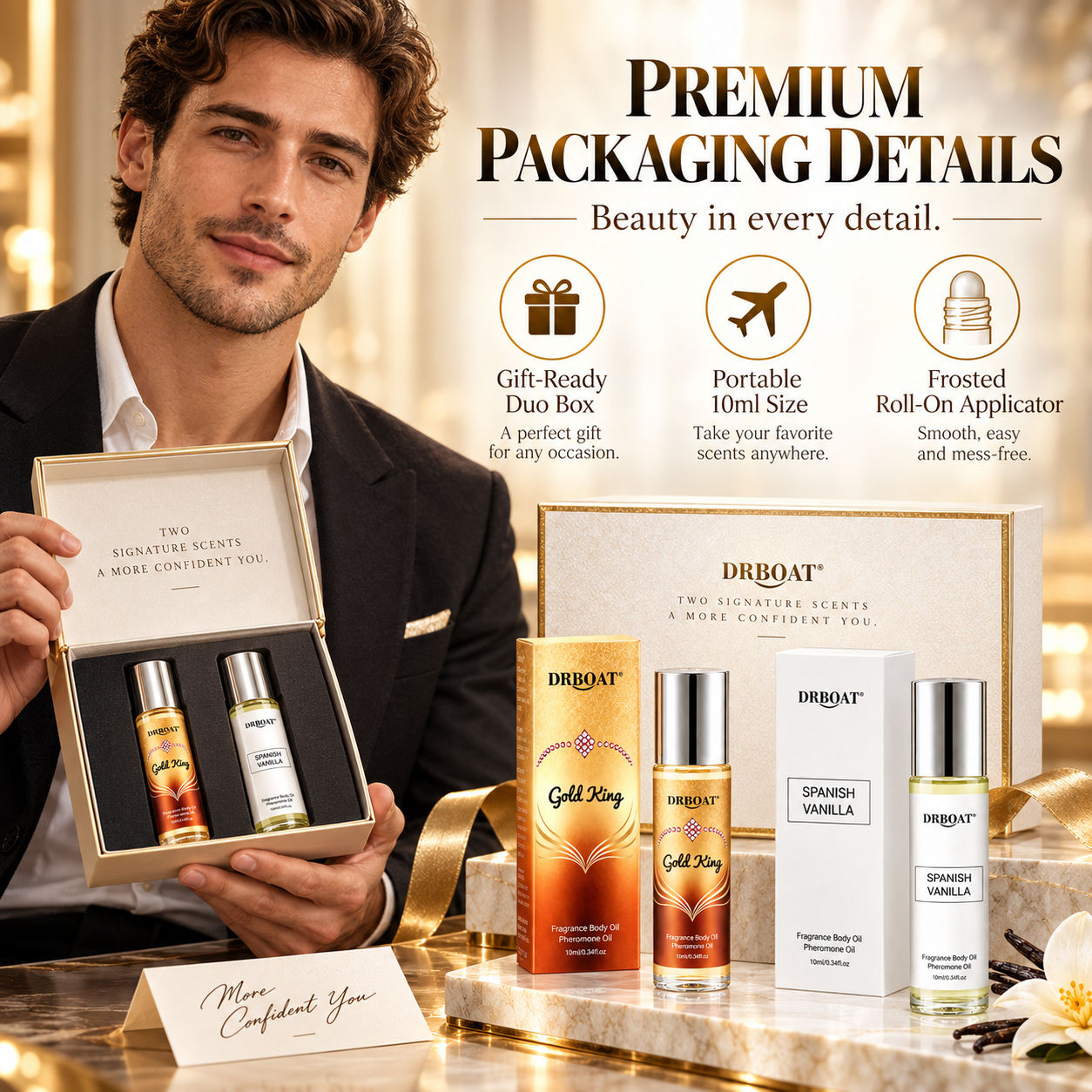 Kit di profumi roll-on per uom - Perfume Alcohol Fragrance recensione e prezzo